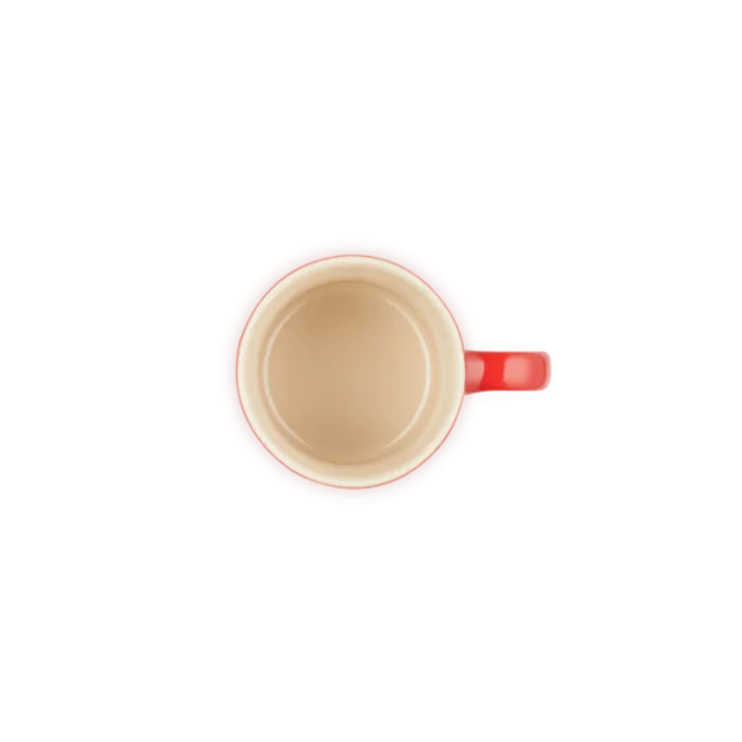 Le Creuset Holly Collectie mok 350 ml aardewerk kersrood