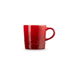 Le Creuset Holly Collectie mok 350 ml aardewerk kersrood