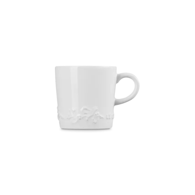 Le Creuset Holly Collectie mok 350 ml aardewerk wit