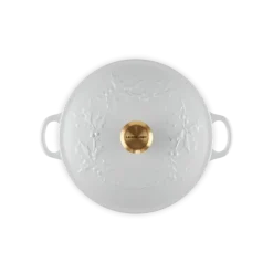 Le Creuset Holly Collectie wok-braadpan 4,1 liter ø 26 cm gietijzer cotton