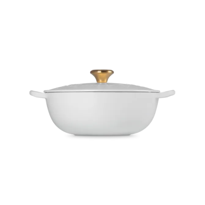 Le Creuset Holly Collectie wok-braadpan 4,1 liter ø 26 cm gietijzer cotton