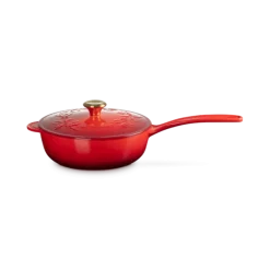 Le Creuset Holly Collection sauspan ø 21 cm gietijzer kersrood