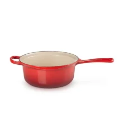 Le Creuset 2-in-1 steelpan 2,3 liter ø 22 cm gietijzer kersrood
