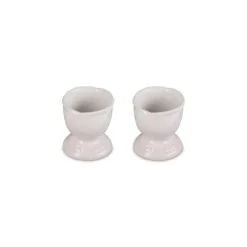 Le Creuset Jardin eierdop aardewerk Shell Pink 2 stuks