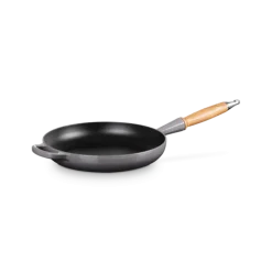 Le Creuset koekenpan rond met open greep ø 26 cm gietijzer Flint