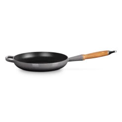 Le Creuset koekenpan rond met open greep ø 26 cm gietijzer Flint