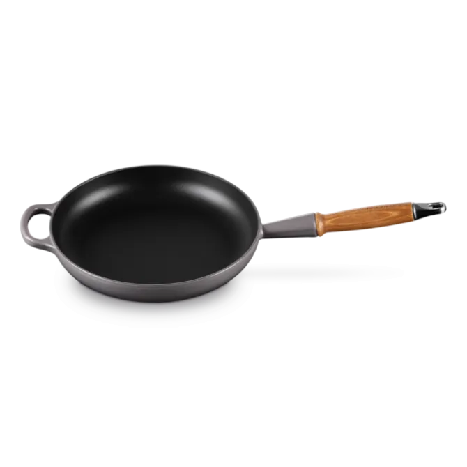 Le Creuset koekenpan rond met open greep ø 26 cm gietijzer Flint