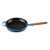 Le Creuset koekenpan rond met open greep ø 26 cm gietijzer Azure
