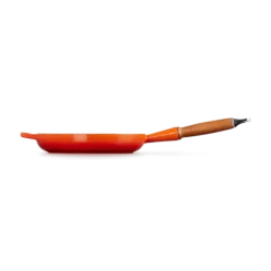 Le Creuset koekenpan rond met open greep ø 24 cm gietijzer vulcanique