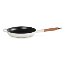 Le Creuset koekenpan rond met open greep ø 26 cm gietijzer Meringue