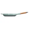 Le Creuset koekenpan rond met open greep ø 28 cm gietijzer Sea Salt