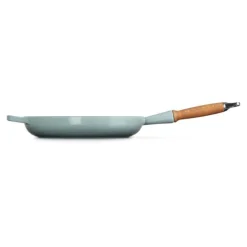 Le Creuset koekenpan rond met open greep ø 28 cm gietijzer Flint