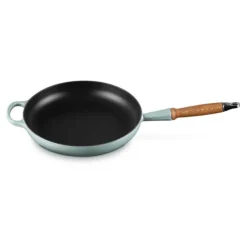 Le Creuset koekenpan rond met open greep ø 28 cm gietijzer Flint