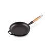 Le Creuset koekenpan rond met open greep ø 24 cm gietijzer zwart