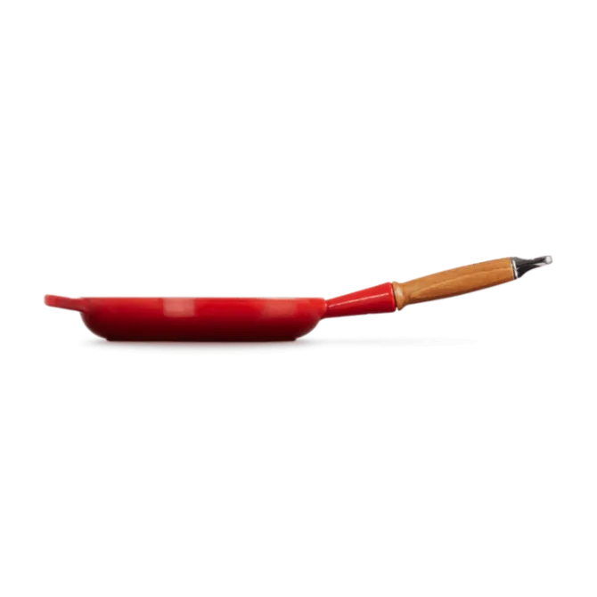 Le Creuset koekenpan rond met open greep ø 24 cm gietijzer kersrood