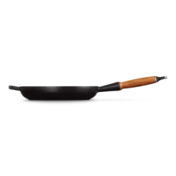 Le Creuset koekenpan rond met open greep ø 26 cm gietijzer mat zwart