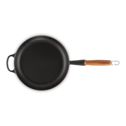 Le Creuset koekenpan rond met open greep ø 26 cm gietijzer mat zwart
