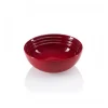 Le Creuset kom ø 16 cm aardewerk kersrood