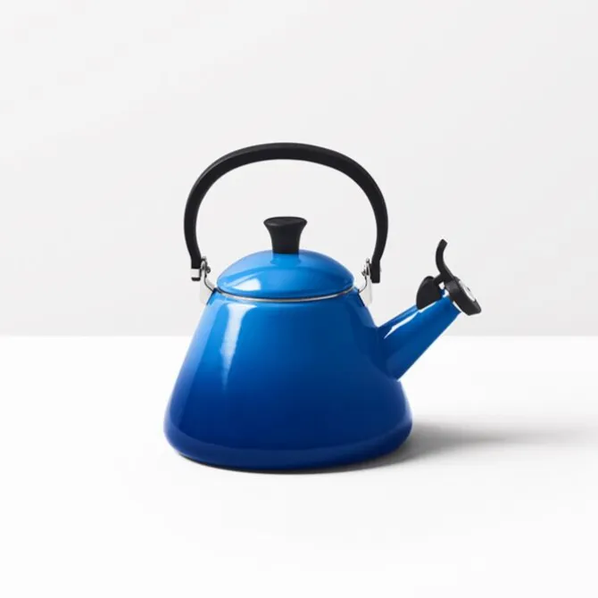 Le Creuset Kone fluitketel 1,6 liter staal Azure