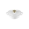 Le Creuset lage braadpan hartvormig ø 20 cm gietijzer White