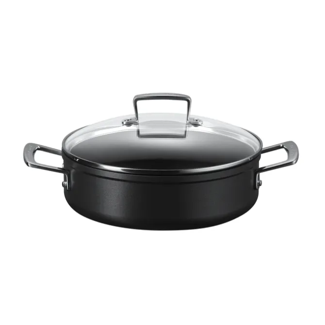 Le Creuset Les Forgées Provençaalse sauteerpan met rechte wand ø 28 cm aluminium