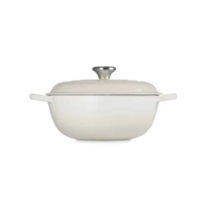 Le Creuset Marmite met hoge deksel ø 26 cm gietijzer Meringue