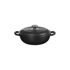 Le Creuset Marmite wok-braadpan ø 22 cm gietijzer mat zwart