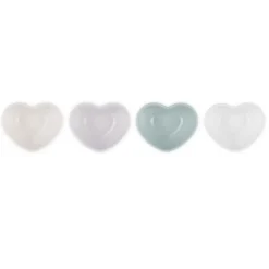 Le Creuset mini kom hart aardewerk diverse kleuren 4-delig