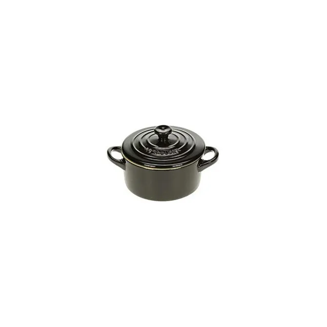 Le Creuset minipan ø 10 cm aardewerk zwart