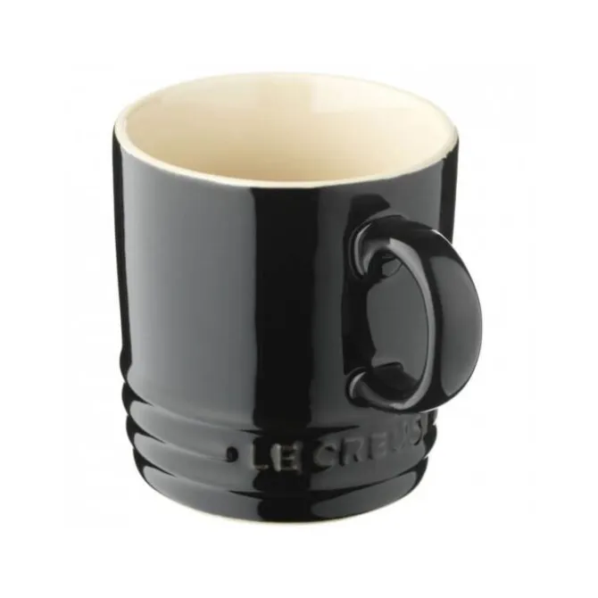 Le Creuset mok 200 ml aardewerk zwart