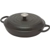 Le Creuset multifunctionele braadpan 3,2 liter ø 30 cm gietijzer matzwart