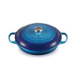 Le Creuset multifunctionele braadpan 3,2 liter ø 30 cm gietijzer Azure