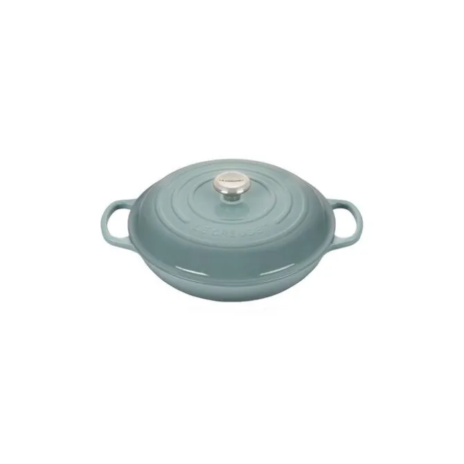 Le Creuset multifunctionele braadpan 3,2 liter ø 30 cm gietijzer Sea Salt