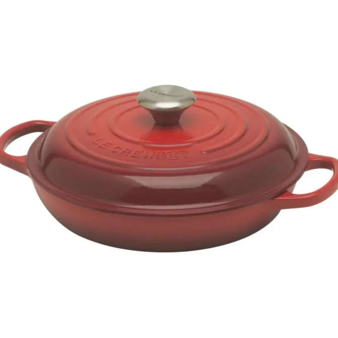 Le Creuset multifunctionele braadpan 2,2 liter ø 26 cm gietijzer kersrood