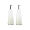 Le Creuset olie- en azijnset 300 ml aardewerk Meringue 2-delig