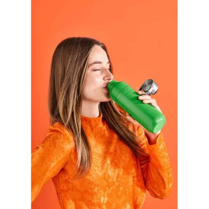 Le Creuset On The Go drinkfles 1 liter rvs Bamboo
