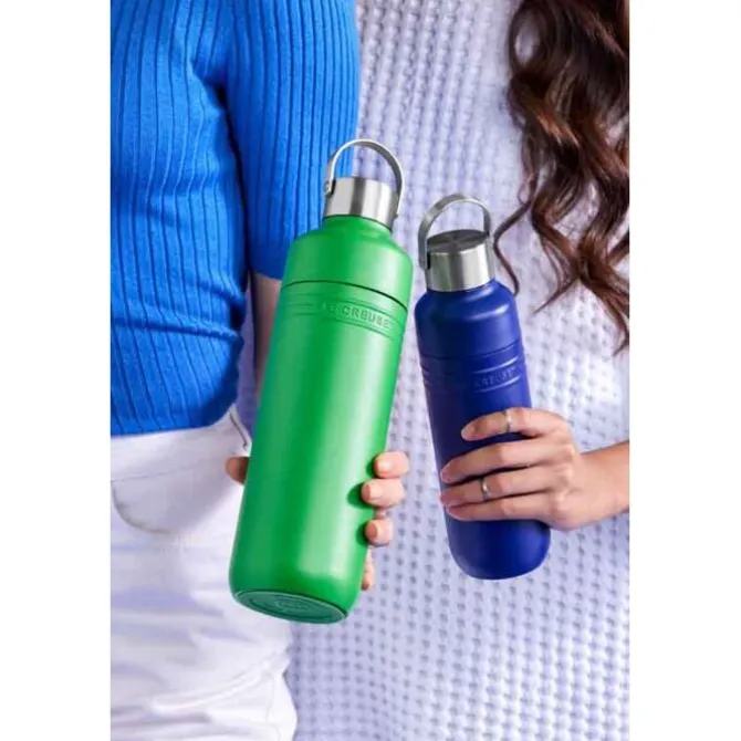 Le Creuset On The Go drinkfles 1 liter rvs Azure