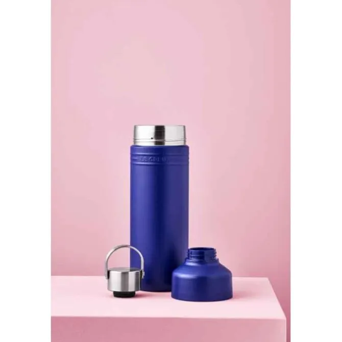 Le Creuset On The Go drinkfles 1 liter rvs Azure