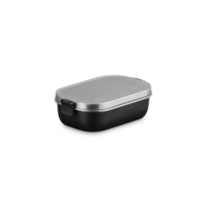 Le Creuset On The Go lunchbox 900 ml rvs mat zwart