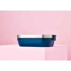 Le Creuset On The Go lunchbox 900 ml rvs Deep Teal