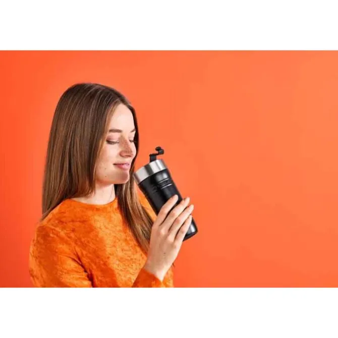 Le Creuset On The Go thermosbeker 350 ml rvs mat zwart