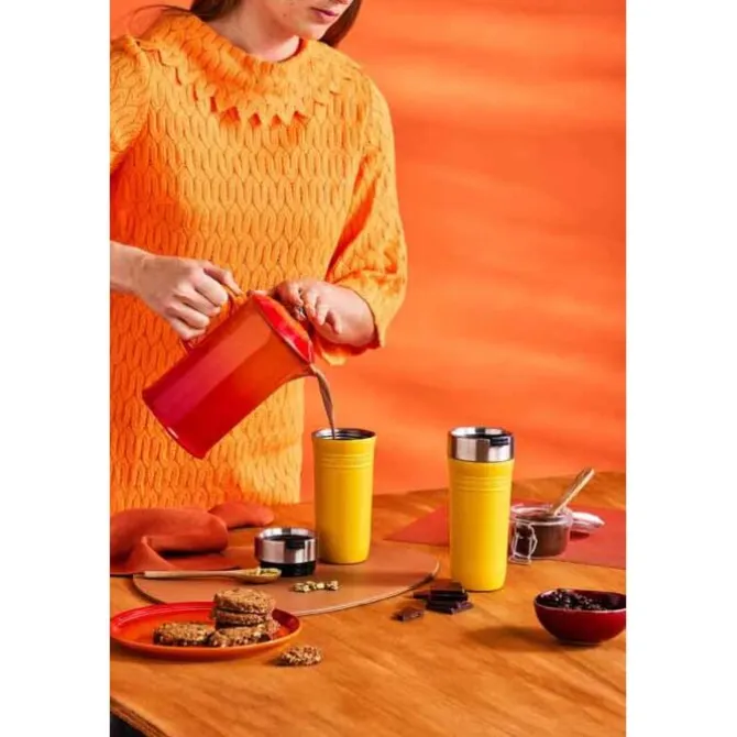 Le Creuset On The Go thermosbeker 350 ml rvs Nectar