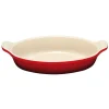 Le Creuset ovenschaal ovaal 28 cm aardewerk kersrood