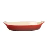 Le Creuset ovenschaal ovaal 180 ml aardewerk kersrood