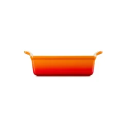 Le Creuset ovenschaal rechthoekig 23 cm aardewerk vulcanique