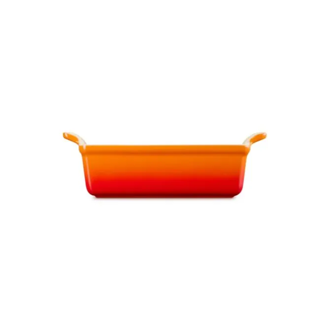 Le Creuset ovenschaal rechthoekig 23 cm aardewerk vulcanique