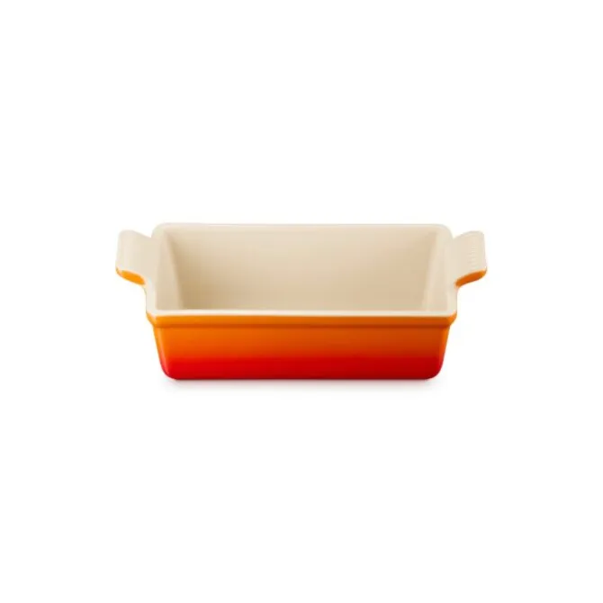 Le Creuset ovenschaal rechthoekig 23 cm aardewerk vulcanique