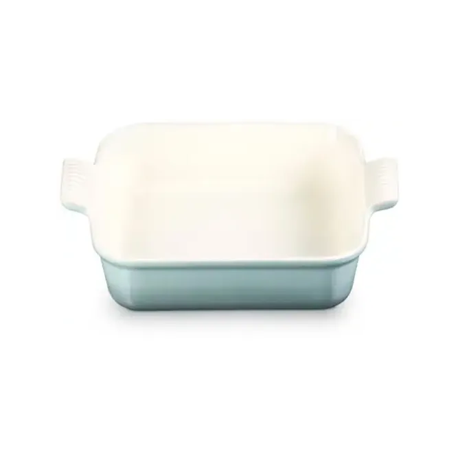 Le Creuset ovenschaal vierkant 23 cm aardewerk Sea Salt