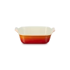 Le Creuset ovenschaal vierkant 23 cm aardewerk vulcanique