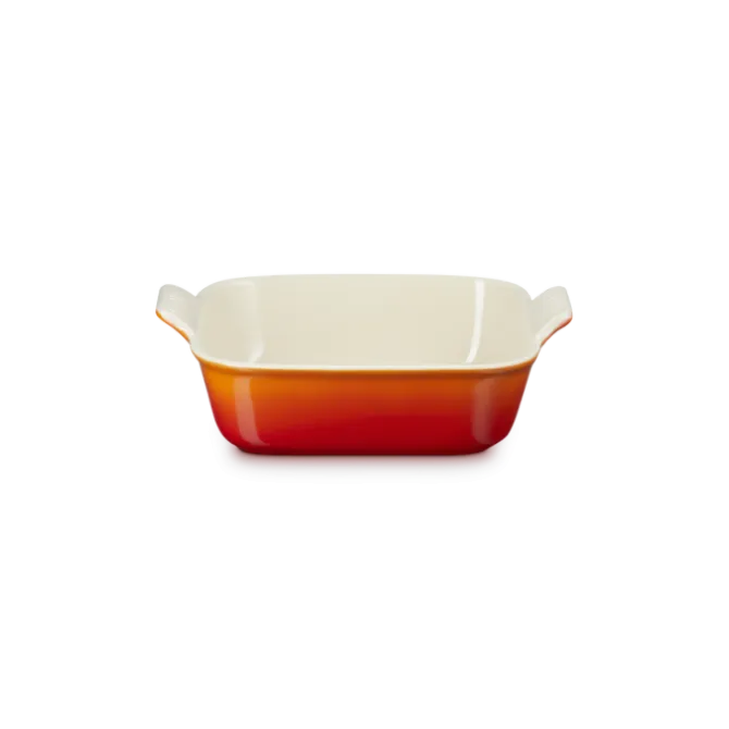 Le Creuset ovenschaal vierkant 23 cm aardewerk vulcanique